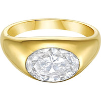 Ruchi New York - Santina Diamond Solitaire Ring in 18K Yellow Gold