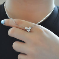 Ruchi New York - Saskia Diamond Pendant Necklace in 18K White Gold