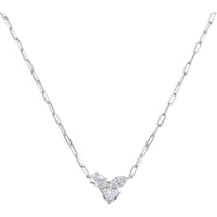 Ruchi New York - Saskia Diamond Pendant Necklace in 18K White Gold