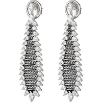 Ruchi New York - Savoy Diamond Earrings in 18K White Gold