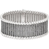 Ruchi New York - Savoy Diamond Statement Bracelet in 18K White Gold