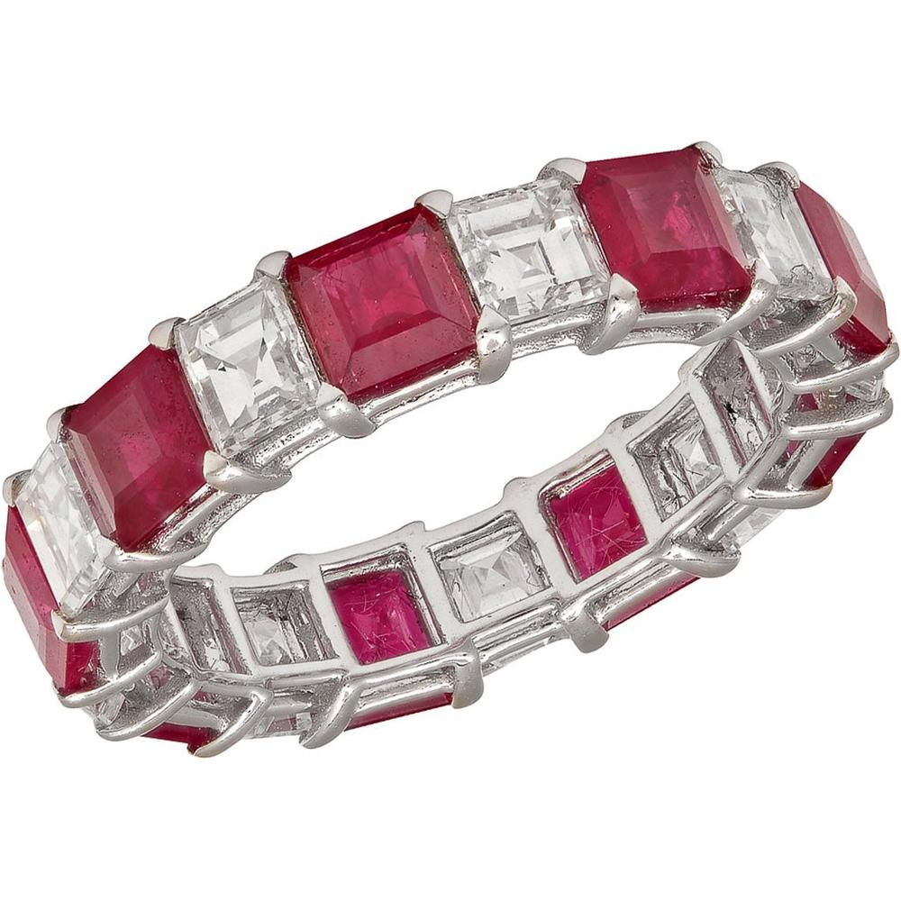 Ruchi New York - Serenata Ruby Band in 18K White Gold