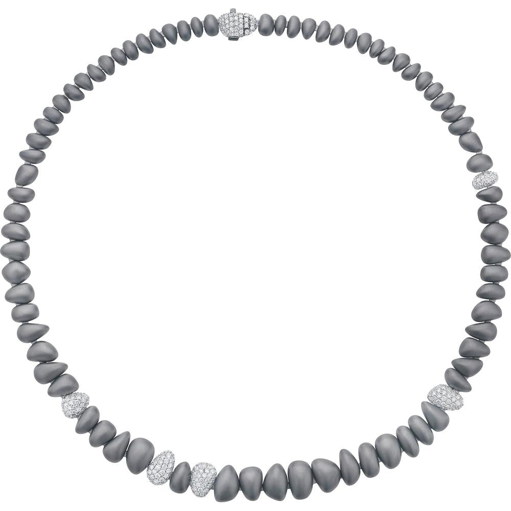 Ruchi New York Sinia Diamond Necklace in 18K White Gold