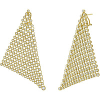 Ruchi New York - Soie Diamond Earrings in 18K Yellow Gold