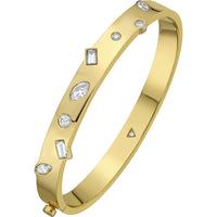 Ruchi New York - Solstice Mistral Diamond Bangle in 18K Yellow Gold