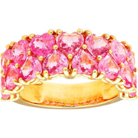 Ruchi New York - Sweetheart Pink Sapphire Band in 18K Yellow Gold