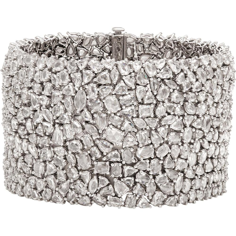 Ruchi New York - Vega Diamond Bracelet in 18K White Gold