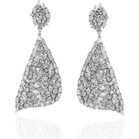 Ruchi New York - Vega Diamond Earrings in 18K White Gold