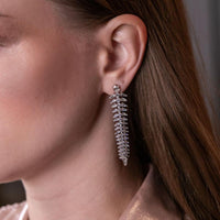 Ruchi New York - Viveka Diamond Earrings in 18K White Gold