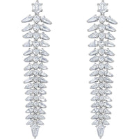 Ruchi New York - Viveka Diamond Earrings in 18K White Gold