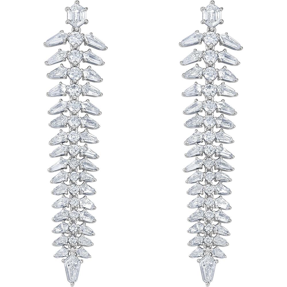 Ruchi New York - Viveka Diamond Earrings in 18K White Gold