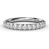 Shared-Prong Anniversary Band with Round Diamonds by Fana - 0.53 Carat Total Diamond Weight