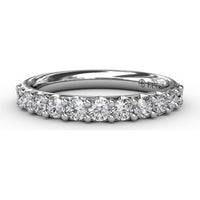 Shared-Prong Anniversary Band with Round Diamonds by Fana - 0.72 Carat Total Diamond Weight