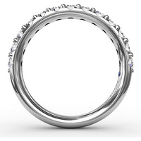 Shared-Prong Anniversary Band with Round Diamonds by Fana - 0.72 Carat Total Diamond Weight