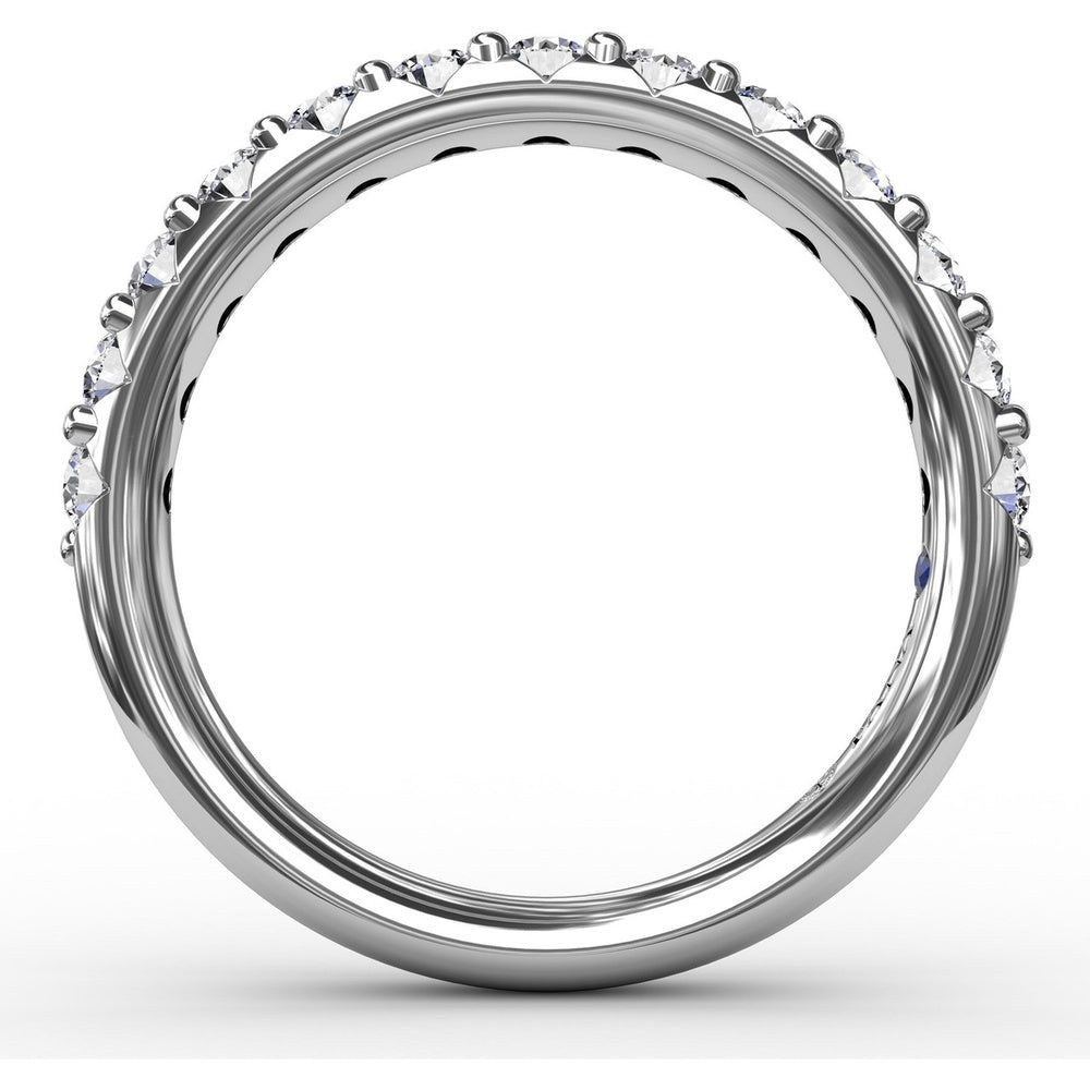 Shared-Prong Anniversary Band with Round Diamonds by Fana - 0.72 Carat Total Diamond Weight