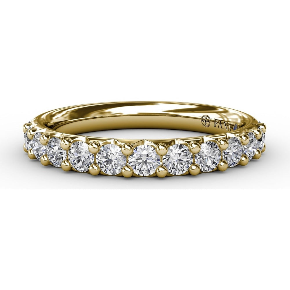 Shared-Prong Anniversary Band with Round Diamonds by Fana - 0.72 Carat Total Diamond Weight