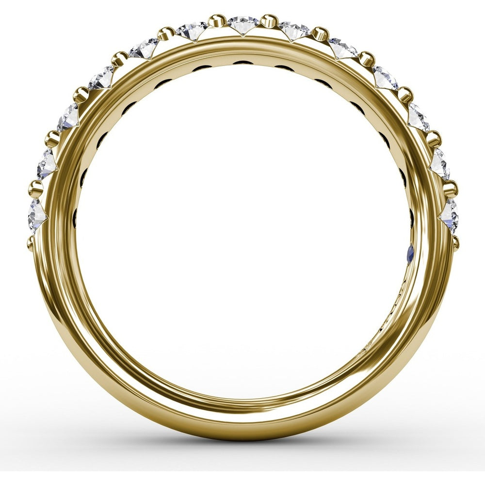 Shared-Prong Anniversary Band with Round Diamonds by Fana - 0.72 Carat Total Diamond Weight