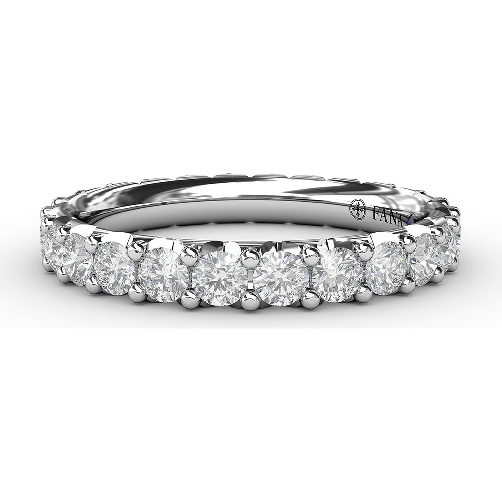 Shared-Prong Anniversary Band with Round Diamonds by Fana - 1.38 Carat Total Diamond Weight
