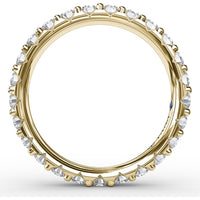Shared-Prong Anniversary Band with Round Diamonds by Fana - 1.38 Carat Total Diamond Weight