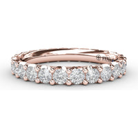 Shared-Prong Anniversary Band with Round Diamonds by Fana - 1.38 Carat Total Diamond Weight