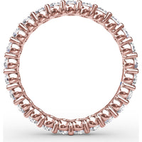 Shared-Prong Eternity Band with Round Diamonds by Fana - 1.25 Carat Total Diamond Weight