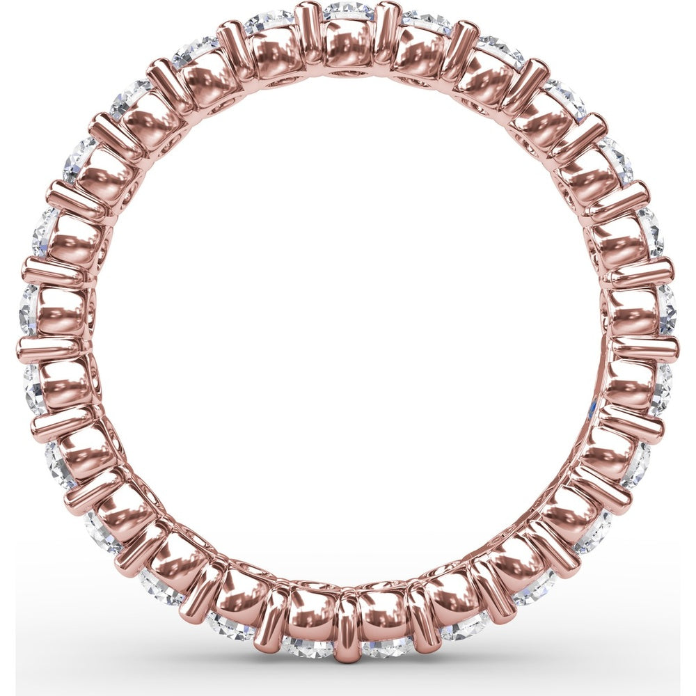 Shared-Prong Eternity Band with Round Diamonds by Fana - 1.25 Carat Total Diamond Weight