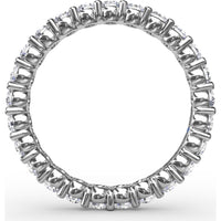 Shared-Prong Eternity Band with Round Diamonds by Fana - 1.25 Carat Total Diamond Weight