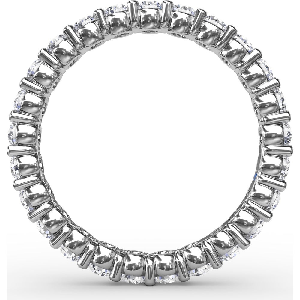 Shared-Prong Eternity Band with Round Diamonds by Fana - 1.25 Carat Total Diamond Weight