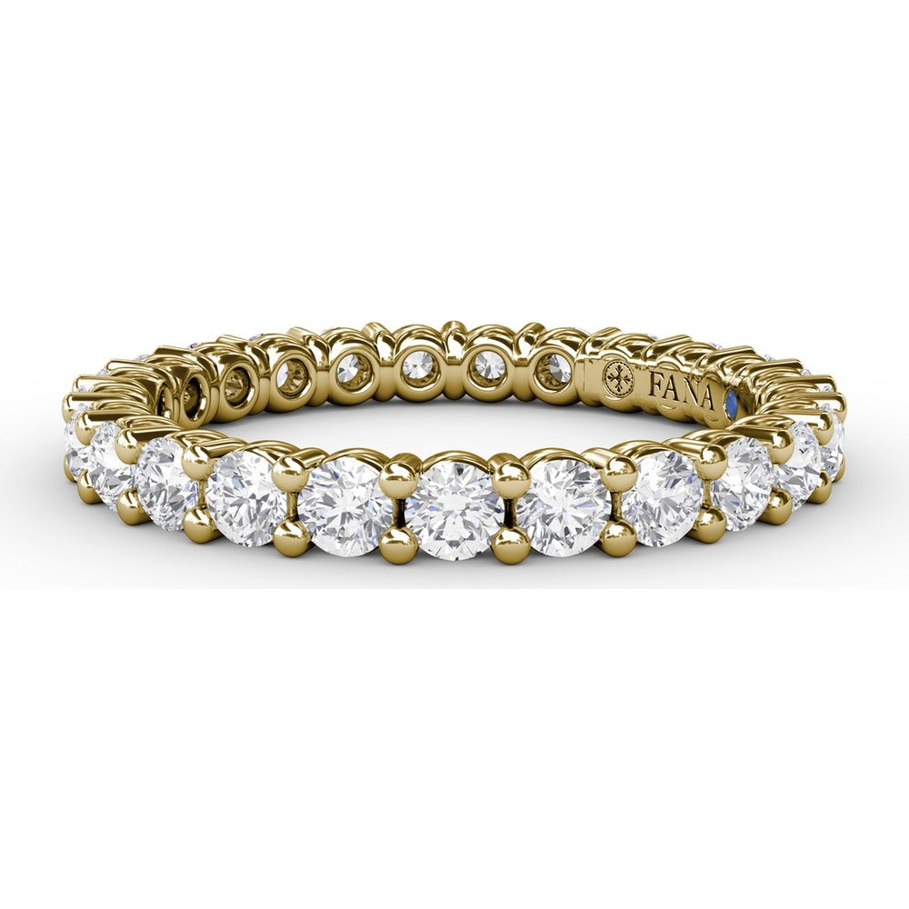 Shared-Prong Eternity Band with Round Diamonds by Fana - 1.25 Carat Total Diamond Weight