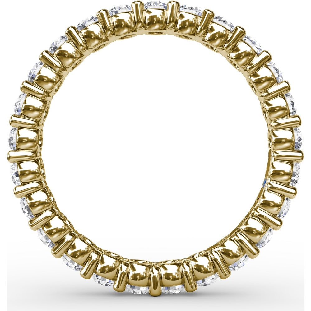 Shared-Prong Eternity Band with Round Diamonds by Fana - 1.25 Carat Total Diamond Weight