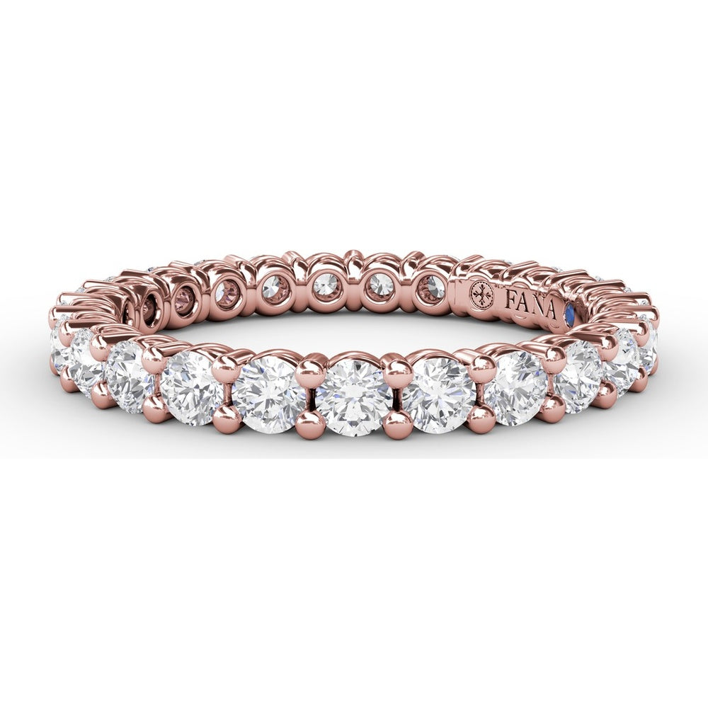 Shared-Prong Eternity Band with Round Diamonds by Fana - 1.25 Carat Total Diamond Weight