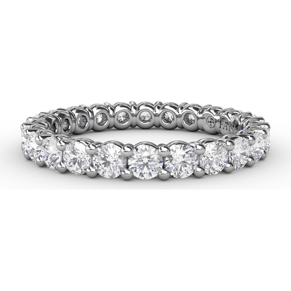 Shared-Prong Eternity Band with Round Diamonds by Fana - 1.44 Carat Total Diamond Weight