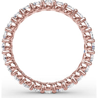 Shared-Prong Eternity Band with Round Diamonds by Fana - 1.44 Carat Total Diamond Weight