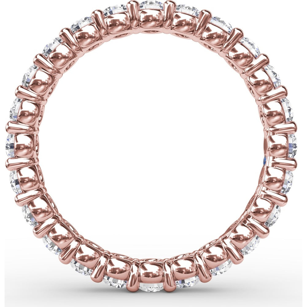 Shared-Prong Eternity Band with Round Diamonds by Fana - 1.44 Carat Total Diamond Weight