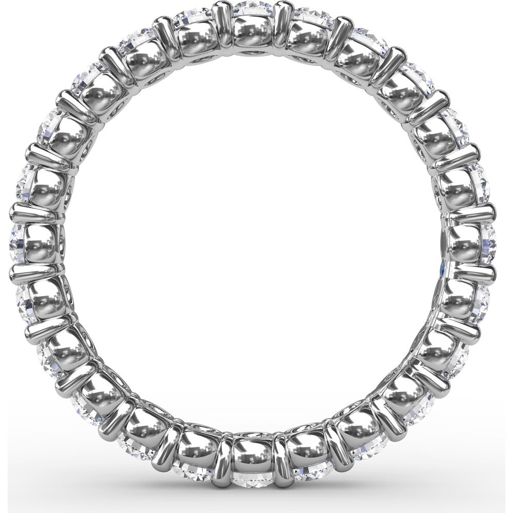 Shared-Prong Eternity Band with Round Diamonds by Fana - 1.44 Carat Total Diamond Weight