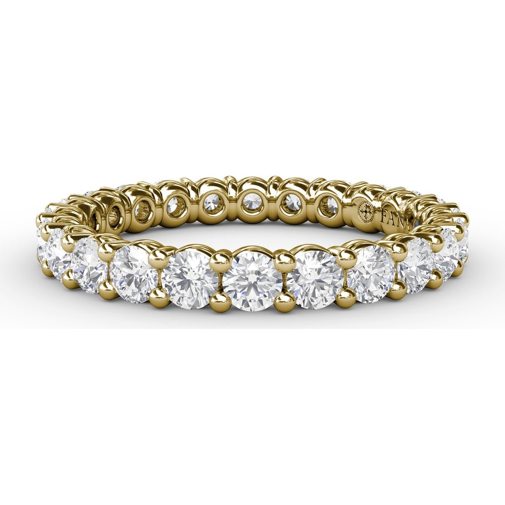 Shared-Prong Eternity Band with Round Diamonds by Fana - 1.44 Carat Total Diamond Weight