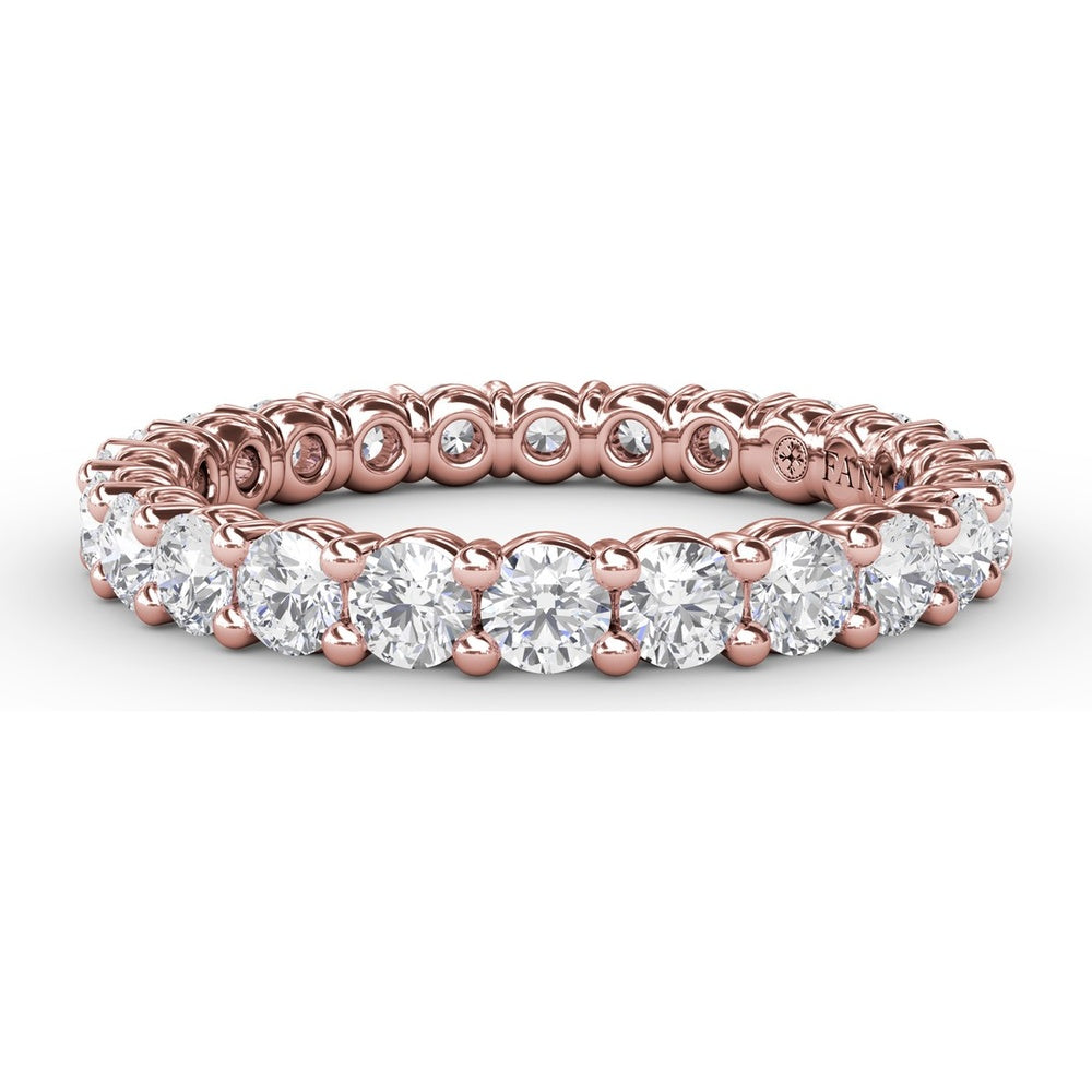 Shared-Prong Eternity Band with Round Diamonds by Fana - 1.44 Carat Total Diamond Weight