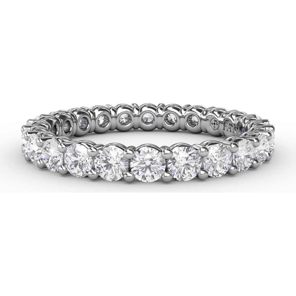 Shared-Prong Eternity Band with Round Diamonds by Fana - 1.44 Carat Total Diamond Weight