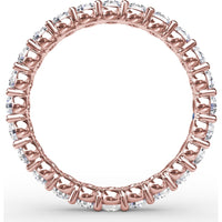 Shared-Prong Eternity Band with Round Diamonds by Fana - 1.44 Carat Total Diamond Weight