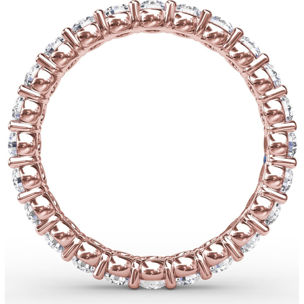 Shared-Prong Eternity Band with Round Diamonds by Fana - 1.44 Carat Total Diamond Weight