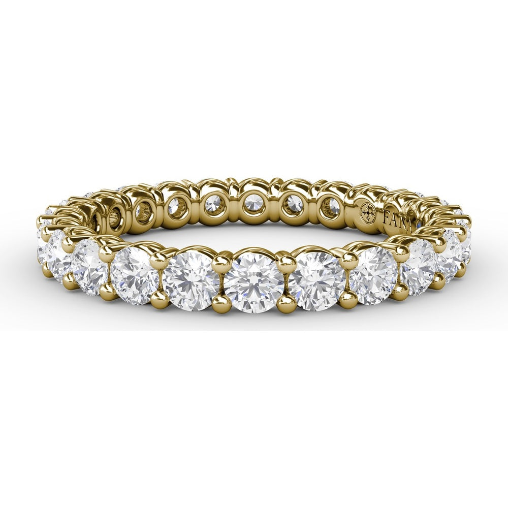 Shared-Prong Eternity Band with Round Diamonds by Fana - 1.44 Carat Total Diamond Weight