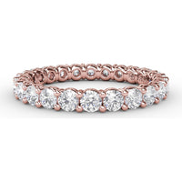 Shared-Prong Eternity Band with Round Diamonds by Fana - 1.44 Carat Total Diamond Weight