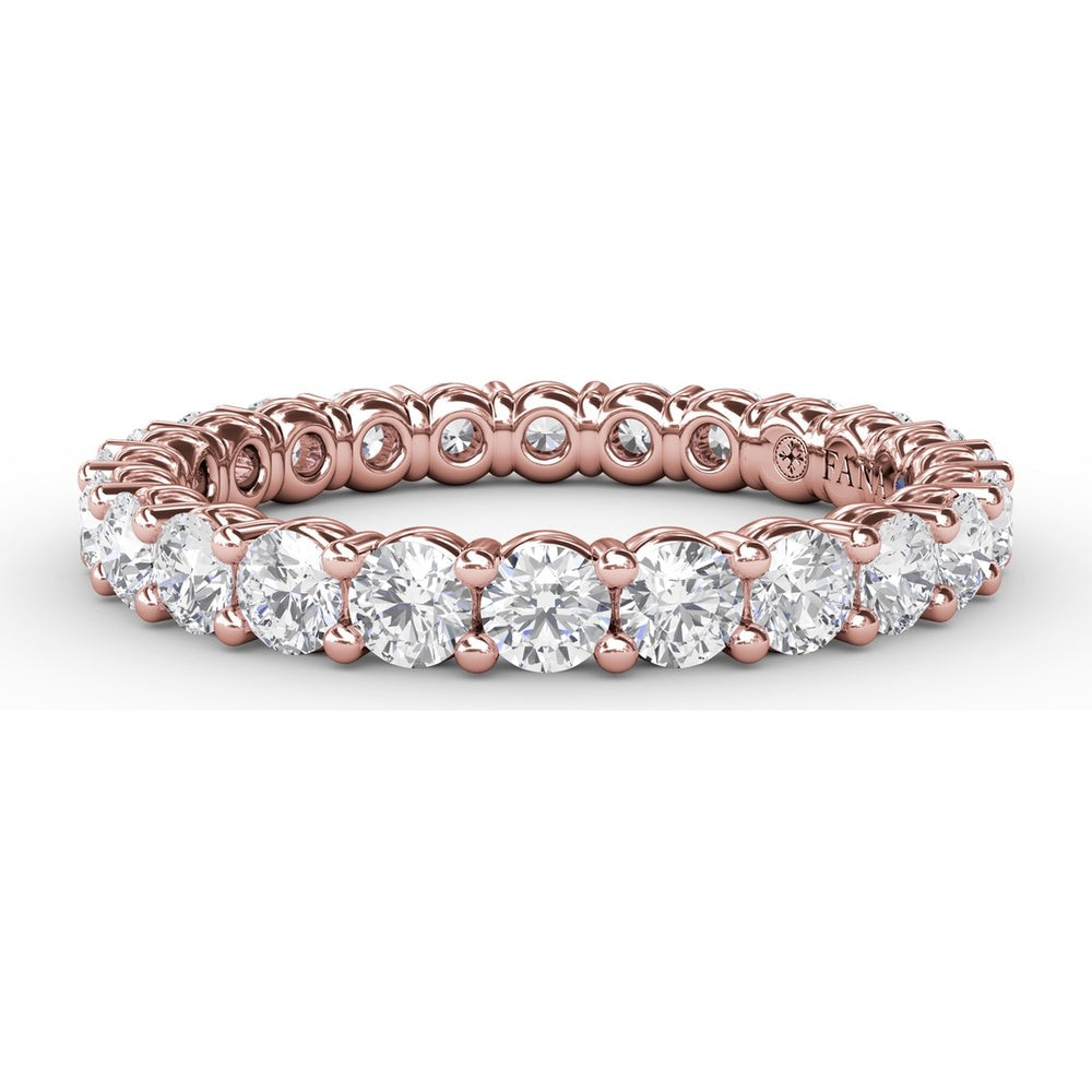 Shared-Prong Eternity Band with Round Diamonds by Fana - 1.44 Carat Total Diamond Weight