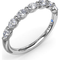 Shared-Prong Oval Diamond Band by Fana - 0.35 Carat Total Diamond Weight