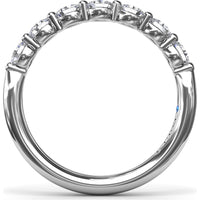Shared-Prong Oval Diamond Band by Fana - 0.35 Carat Total Diamond Weight