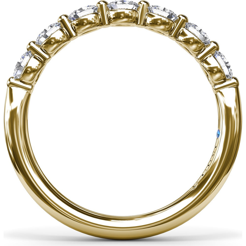 Shared-Prong Oval Diamond Band by Fana - 0.35 Carat Total Diamond Weight