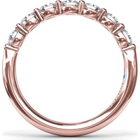 Shared-Prong Oval Diamond Band by Fana - 0.35 Carat Total Diamond Weight