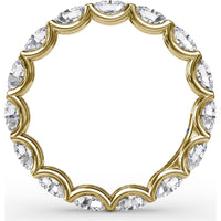 Shared-Prong Oval Diamond Eternity Band by Fana - 2.48 Carat Total Diamond Weight