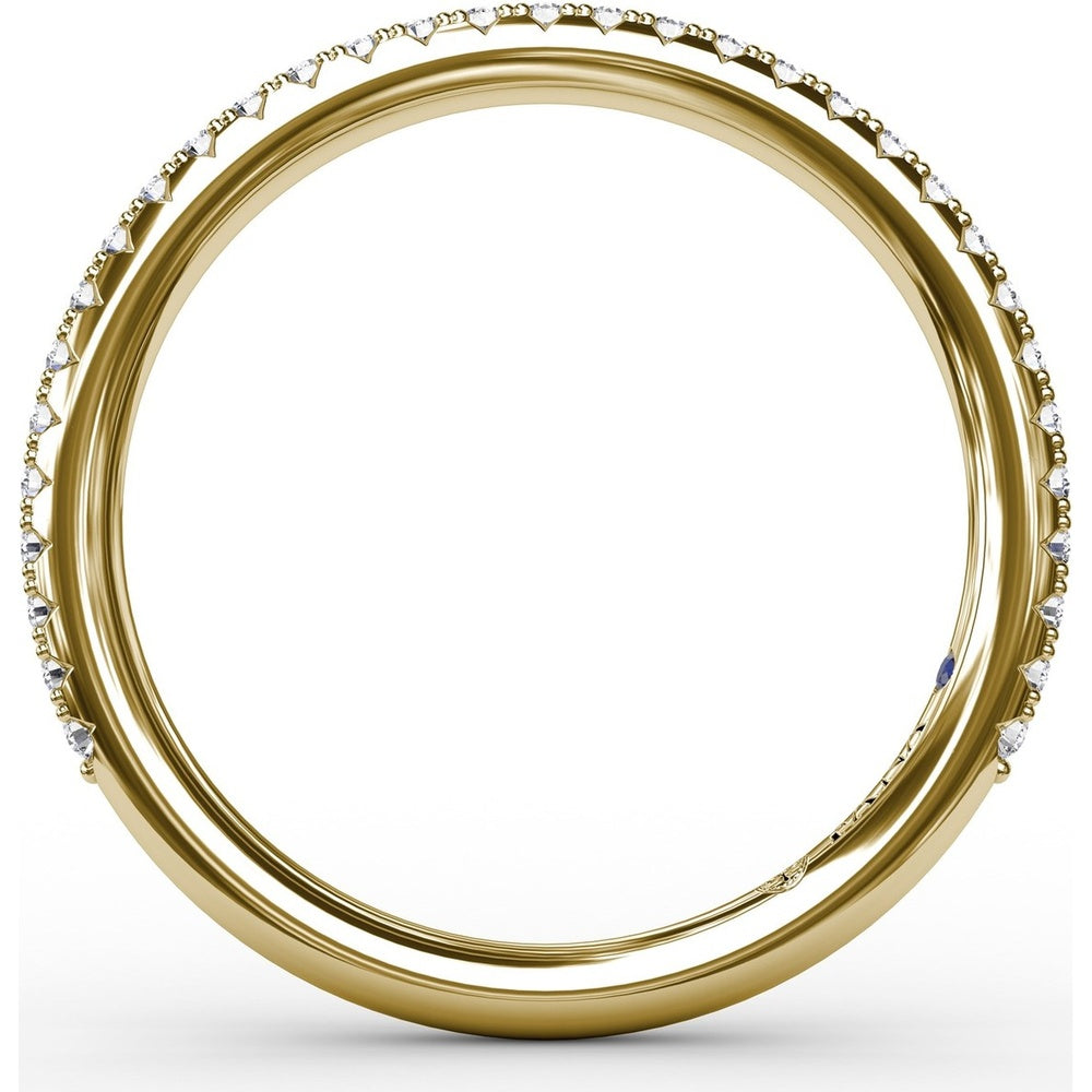 Shared-Prong Pavé Diamond Band with Round Stones by Fana - 0.22 Carat Total Diamond Weight