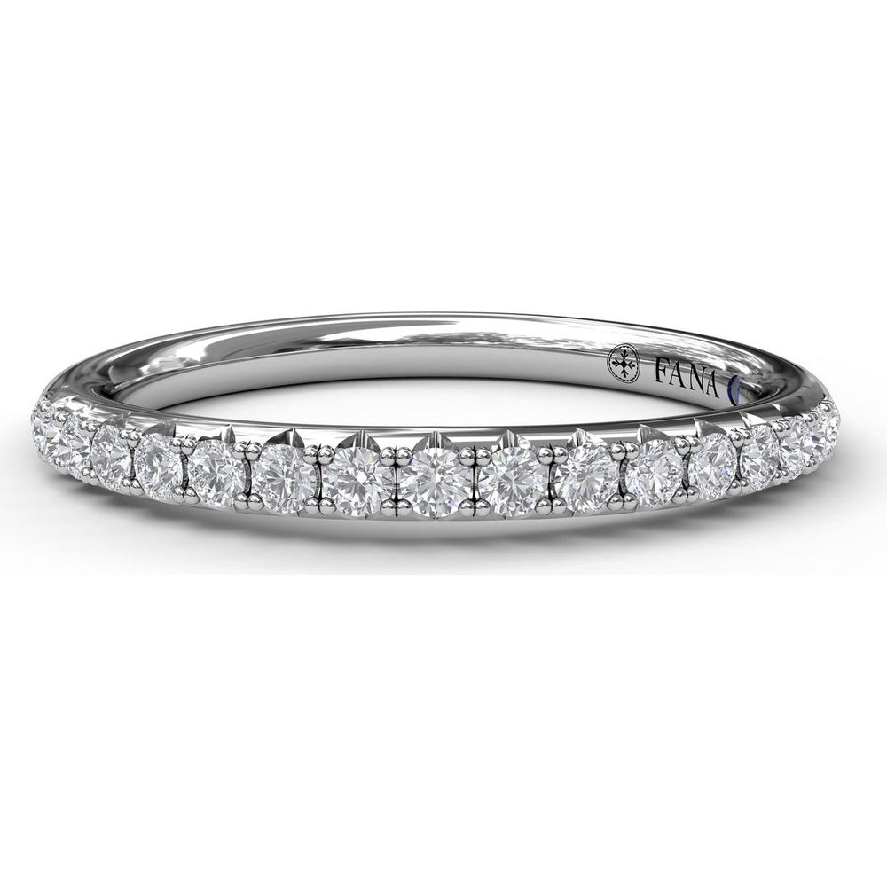 Shared-Prong Pavé Diamond Wedding Band by Fana - 0.26 Carat Total Diamond Weight